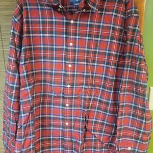 Ralph Lauren Blue Label Red and Blue Plaid Shirt